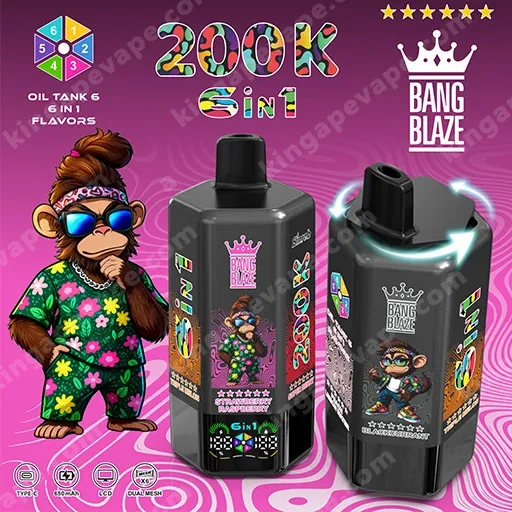 Bang Blaze 200K Vape – 6 in 1