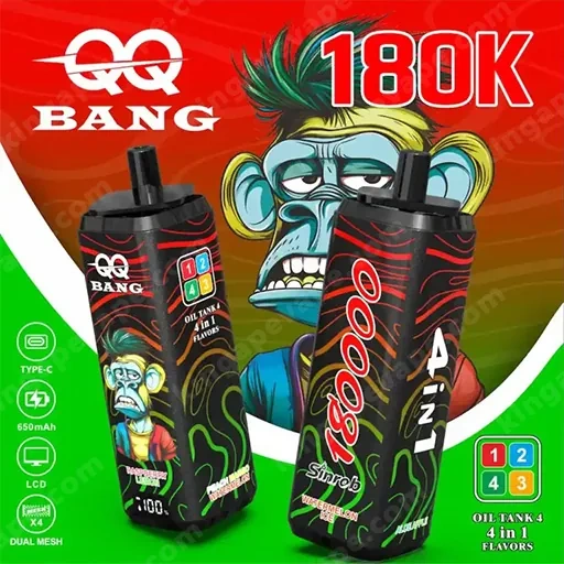 QQ Bang 180K Puffs 4 in 1 Disposable Vape