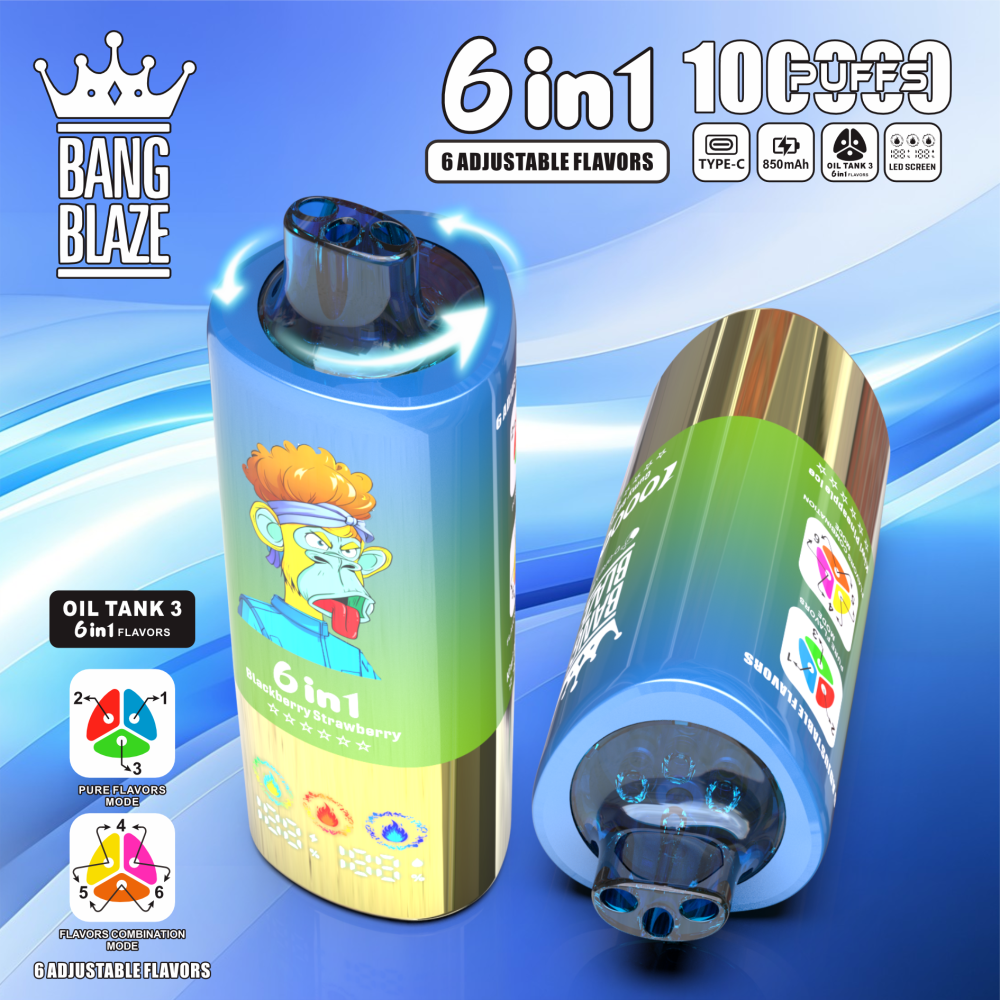 BANG BLAZE 6 IN 1 100k Puffs Disposable Vape