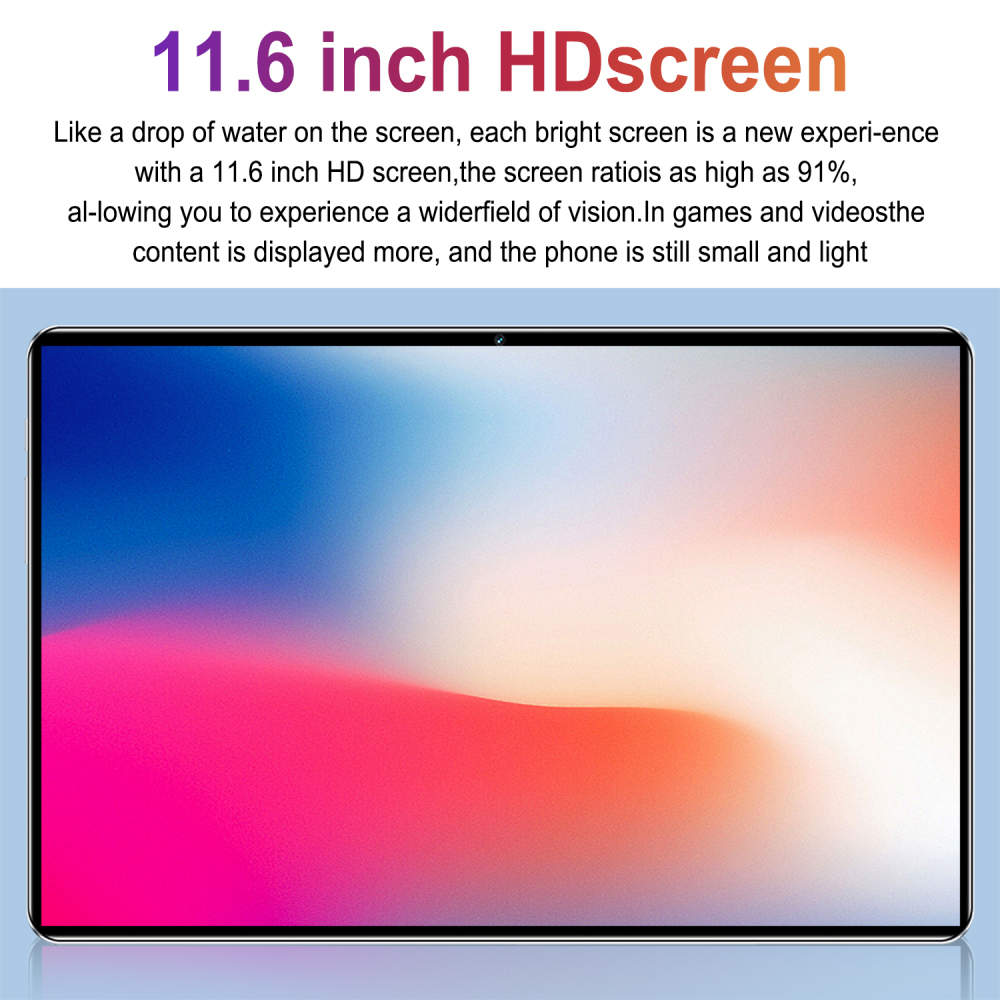 The Tablet Cheap Price Android 13.0 Pad 16MP+32MP Touch Screen MTK Processor