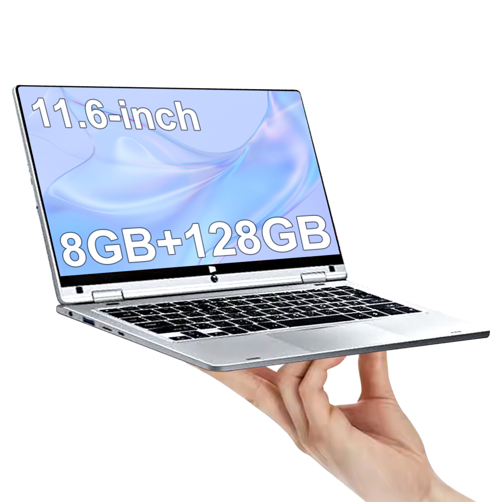 Brand New N4020 2-in-1 11.6-Inch Intel Alder Tablet with 360 Rotating 8GB RAM 128GB SSD Intel  Processor  Personal Netbook