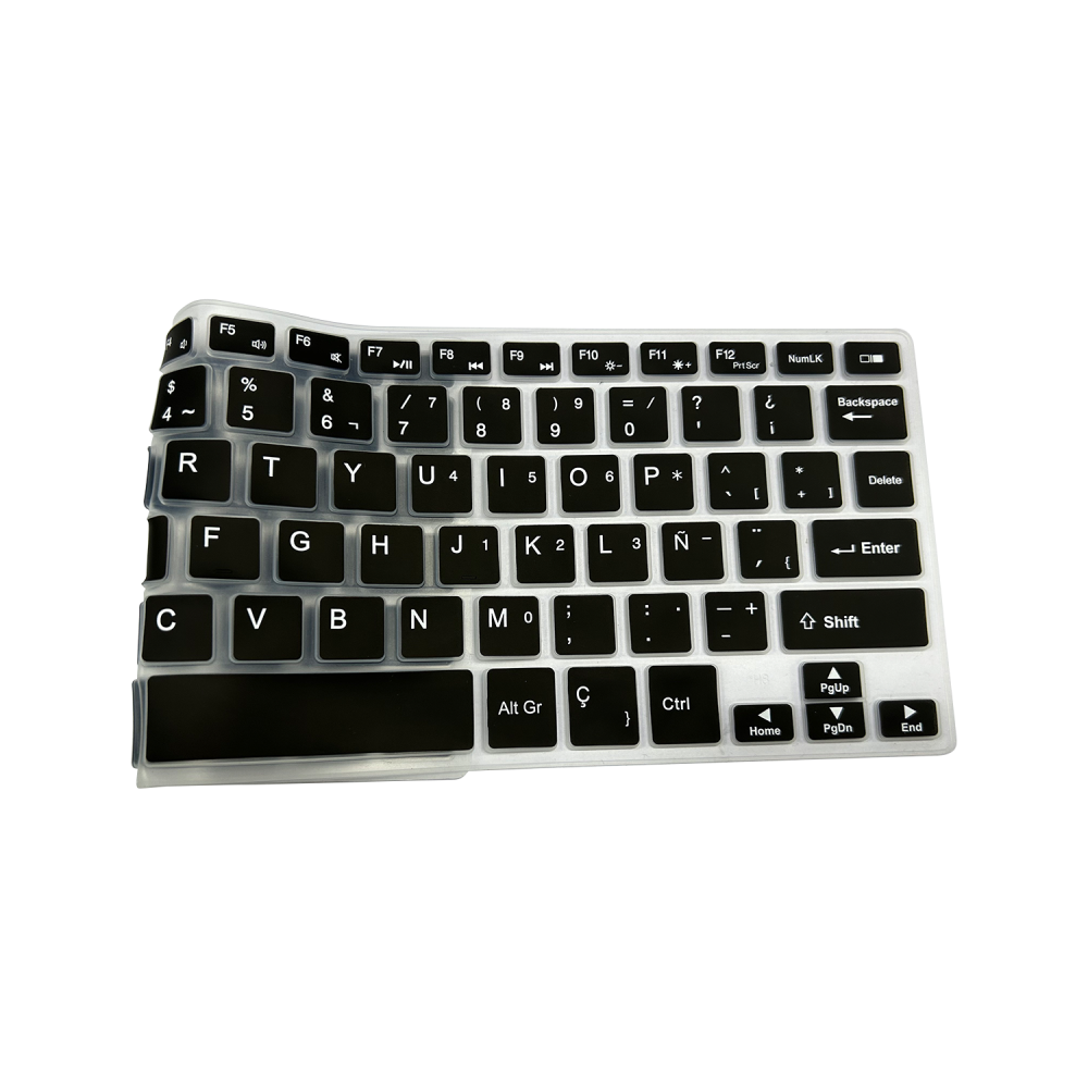 Spanish for  Keyboard Cover OEM Silicone Material for Notebook N4020 N5095 Notebooks & Personal Digital Assistants