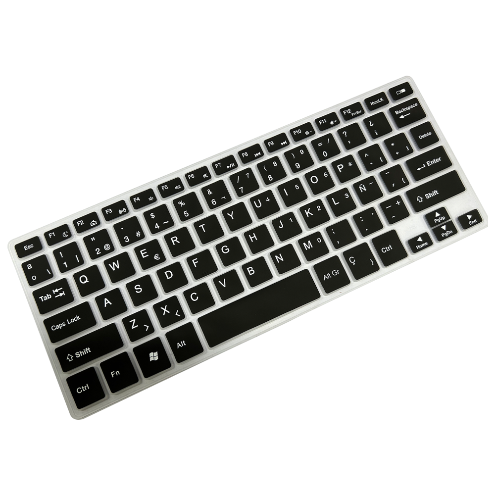 Spanish for  Keyboard Cover OEM Silicone Material for Notebook N4020 N5095 Notebooks & Personal Digital Assistants