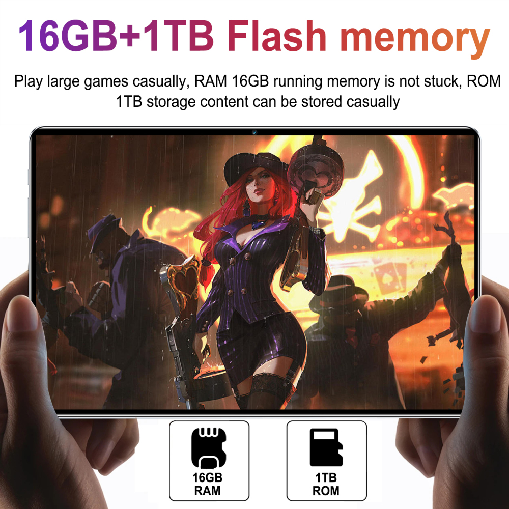 The Tablet Cheap Price Android 13.0 Pad 16MP+32MP Touch Screen MTK Processor
