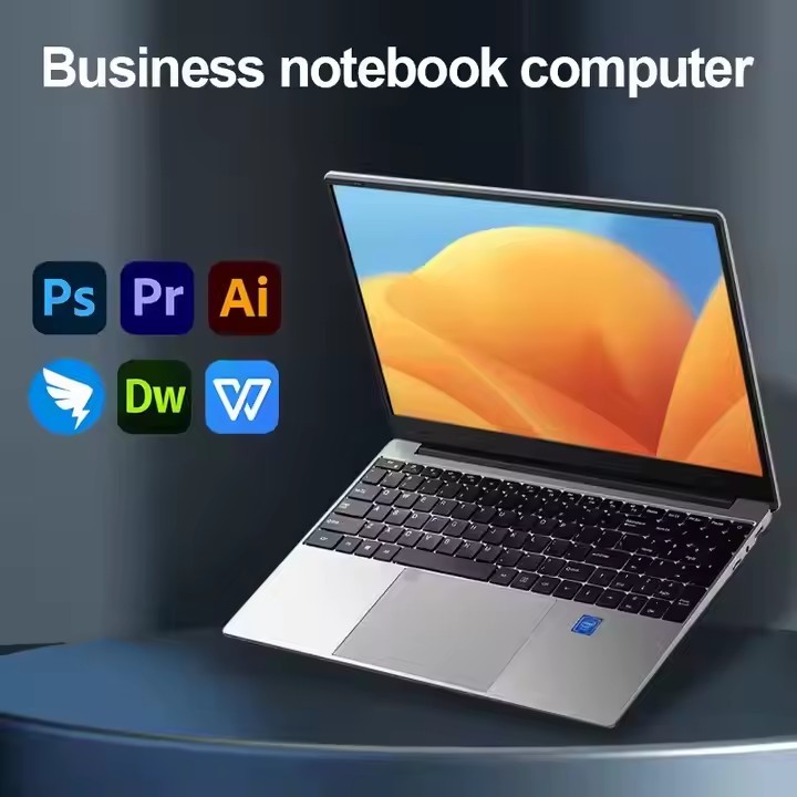 Wholesale  15.6inch 16GB+128GB Cheap Laptop Win10 for Educational Popular Notebook