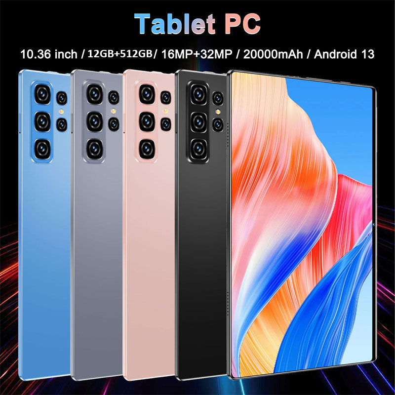 MTK Processor Android 13 New Model RAM12GB+ROM512GB Smart Tablet for Business