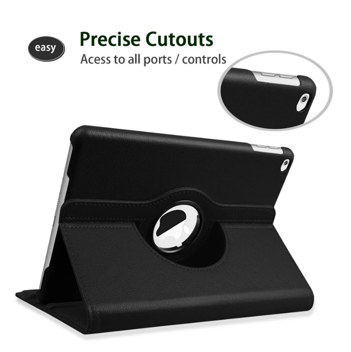 Hot Case OEM Leather 360 Rotating Smart Leather Flip Case Cover for iPad Pro 11/13 Air 11/13 Mini 4/5 All Models Available