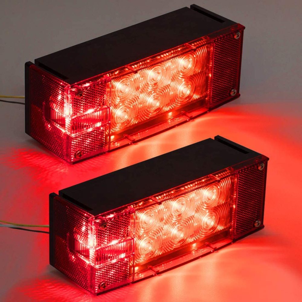 12V LED Submersible Trailer Tail Lights