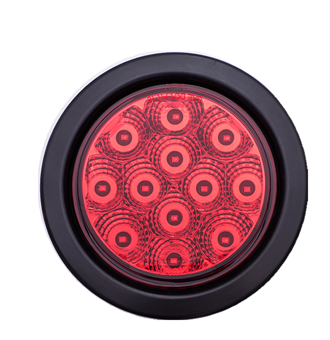 4 inch Led round tail light with grommet