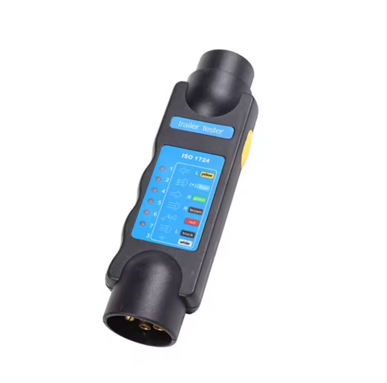 New 7-Pin Plug & Socket Tester - 12V LED Trailer Light Tester for Car, Caravan, Truck & RV - Easy Fault Detection