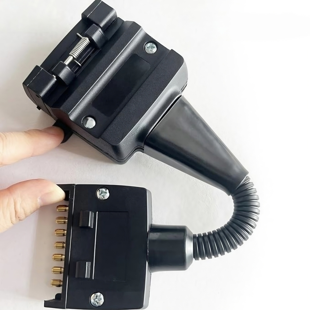 Australian 7-Pin to 12-Pin Flat Trailer Plug Adapter | Universal Compatibility Converter