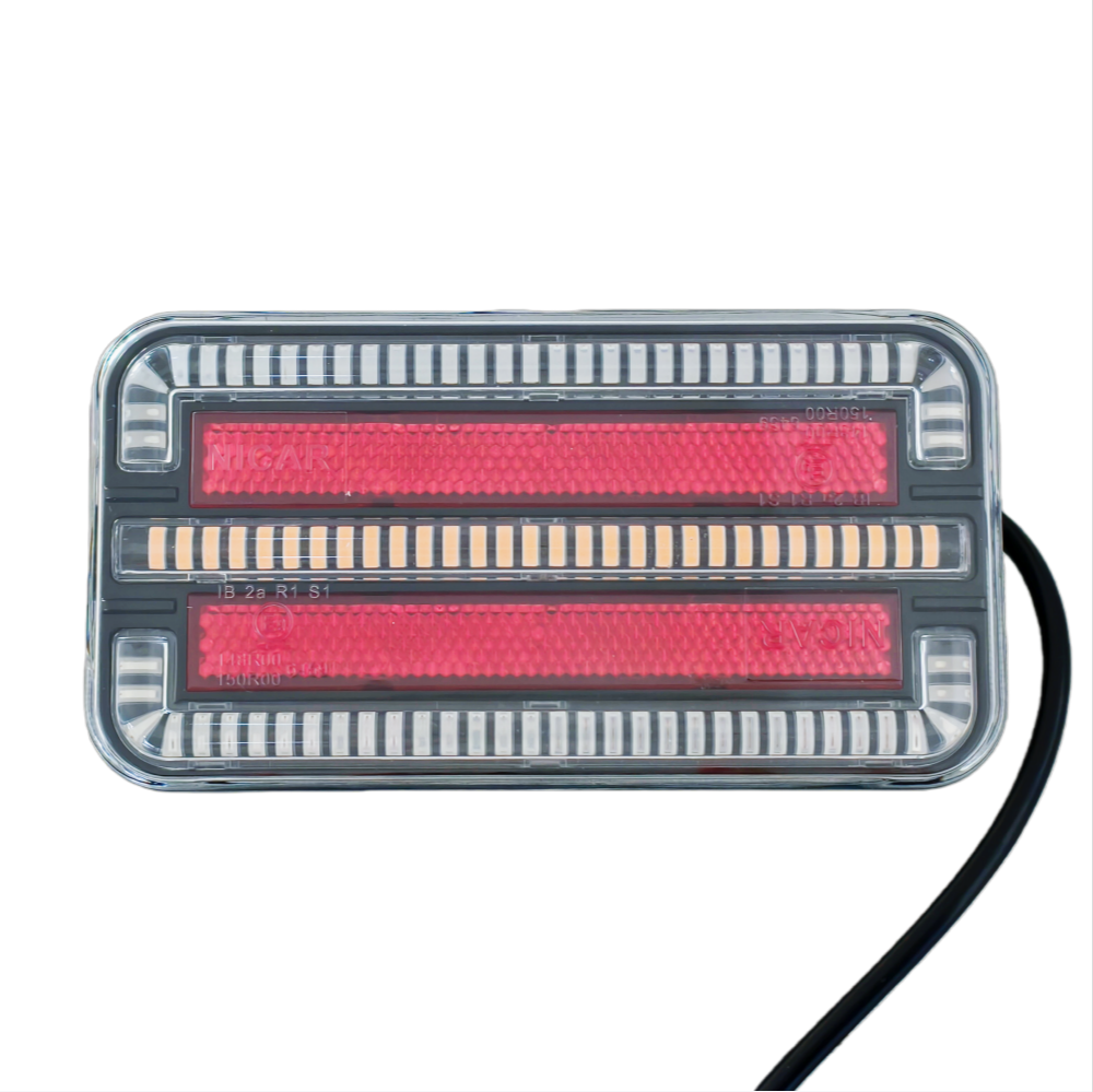 E-Mark Approved LED Trailer Light - 12/24V Universal Brake, Rear Position & Indicator Light Set (IP66)