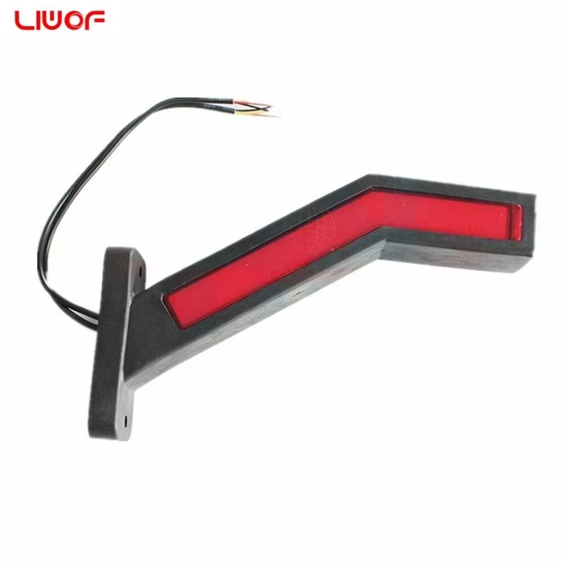 New 12-24V LED Side Marker Lights for Trailers and Trucks - Durable Waterproof Clearance Lamp with Multi-Function