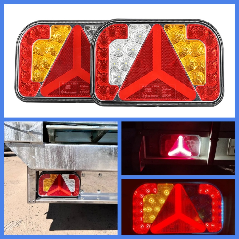 ECE 12V/24V Waterproof IP 67 Multifunction LED trailer tail lights