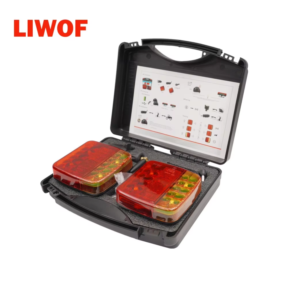 12V Wireless Magnetic LED Trailer Tail Light Kit