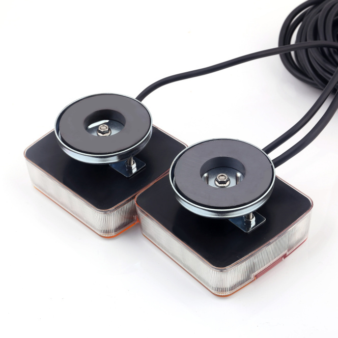 E9 Approved LED Trailer Light Kit 12V/24V with 7-Pin Plug Waterproof Rear Lights
