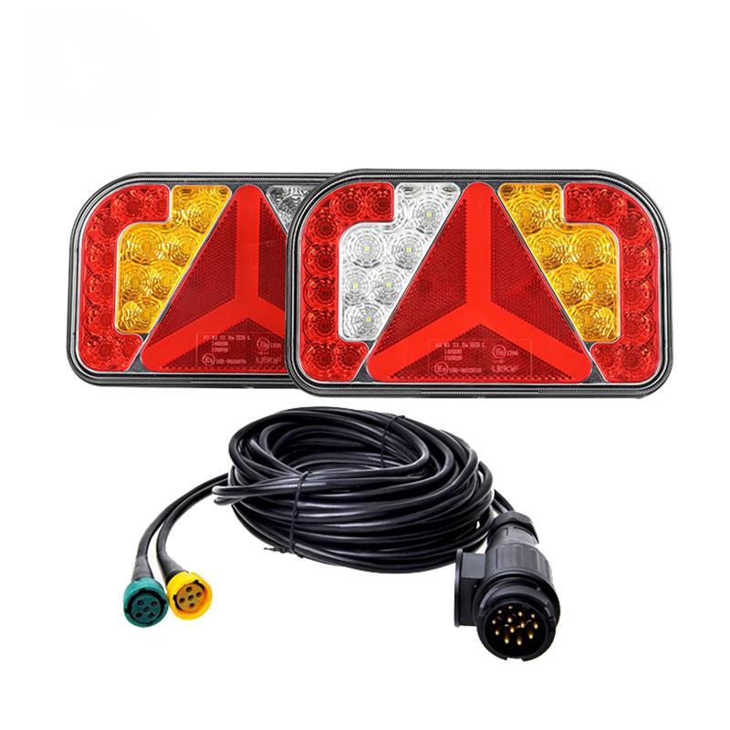 E-Mark R10 Approved LED Trailer Lighting Kit 13-Pin 12V–24V IP67
