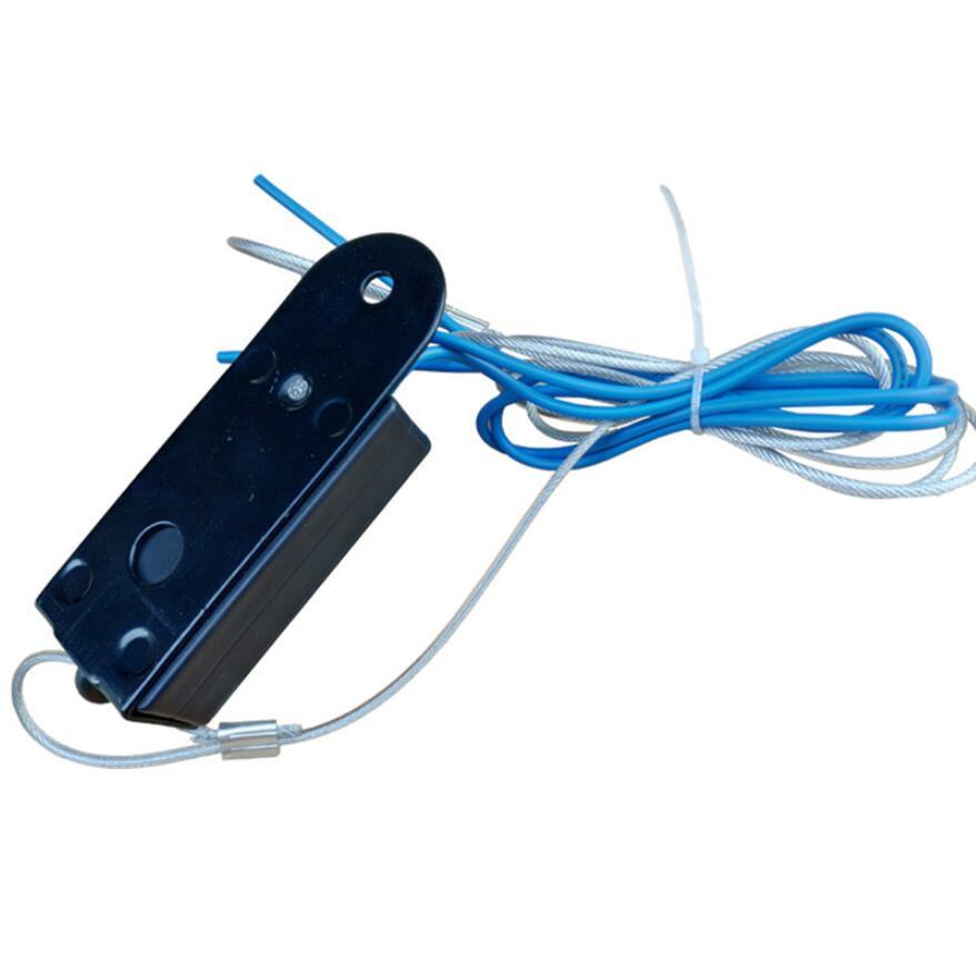 Metal Trailer Breakaway Switch 6ft Coiled Cable | Electric Brake Safety Switch for RV Camper Utility Boat