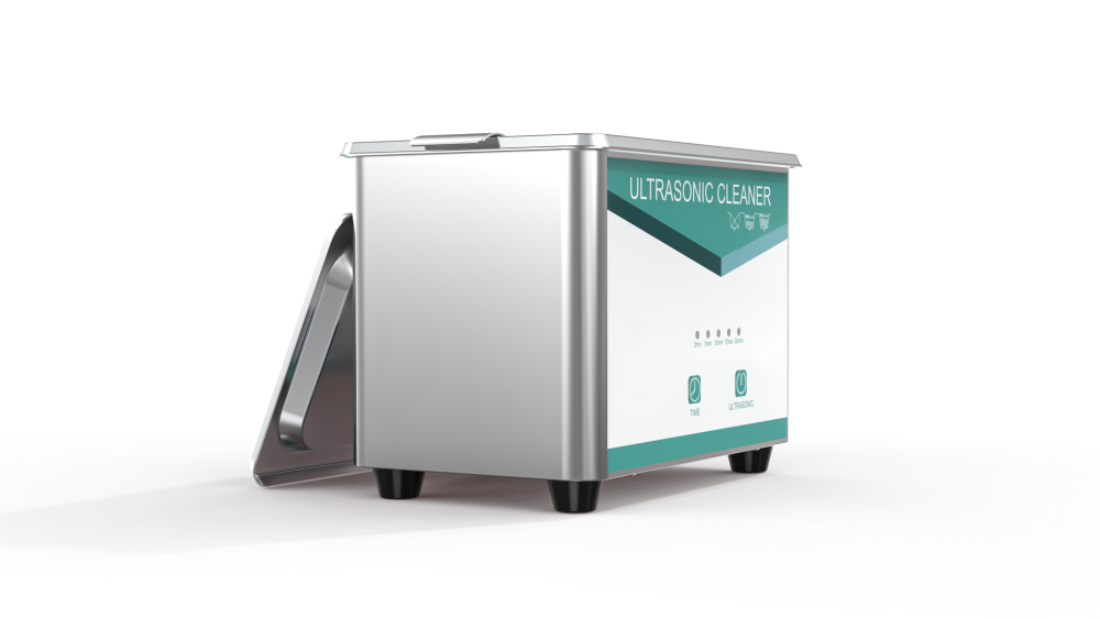 Jewelry Glass Manicure Tools CleaningSUS304 Stainless Steel  35w Ultrasonic Cleaning Device Digital Timer