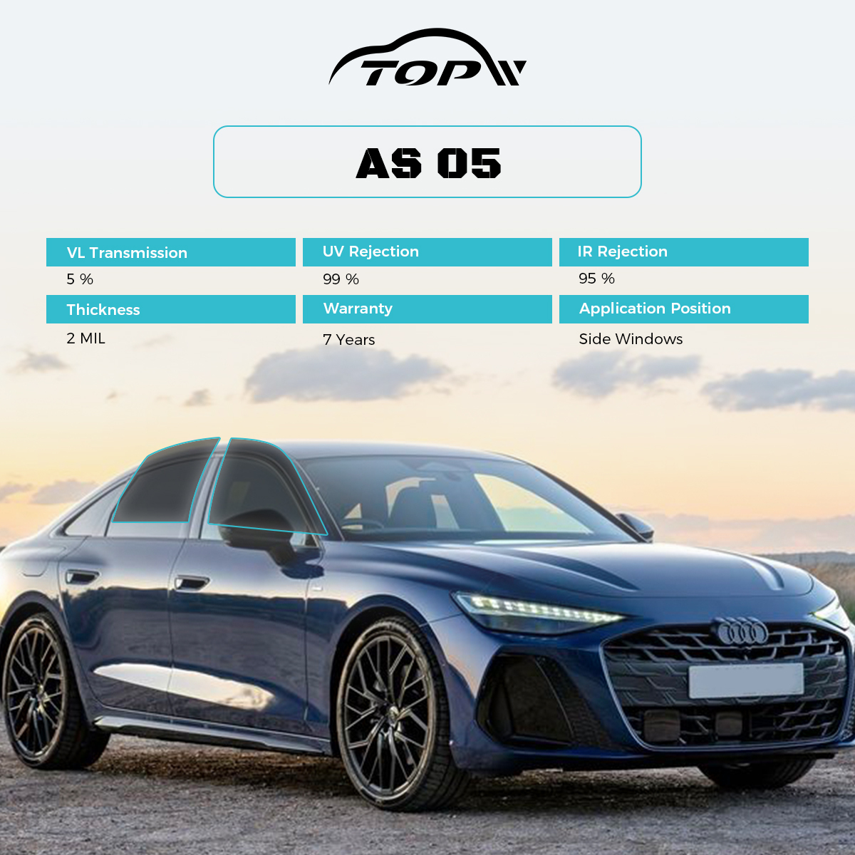 Titanium Oxide Ceramic Film 95% Series