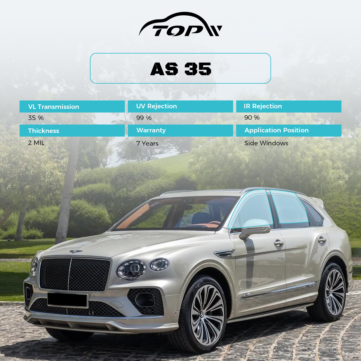 Titanium Oxide Ceramic Film 95% Series