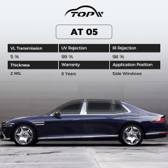 Серия высокопрозрачных термоклеящихся автомобильных пленок 5G