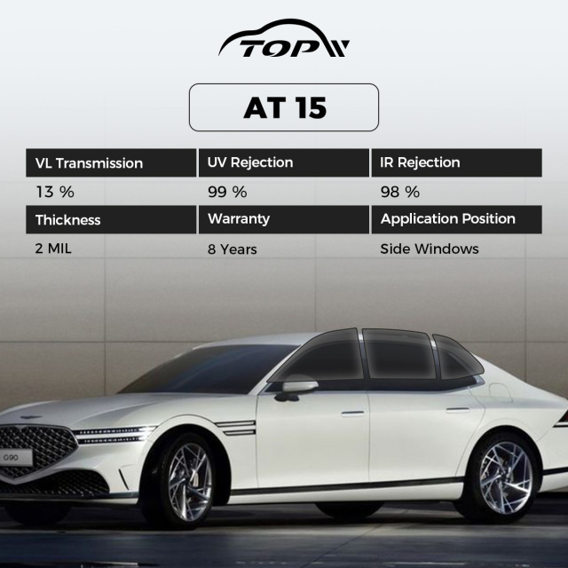 Серия высокопрозрачных термоклеящихся автомобильных пленок 5G