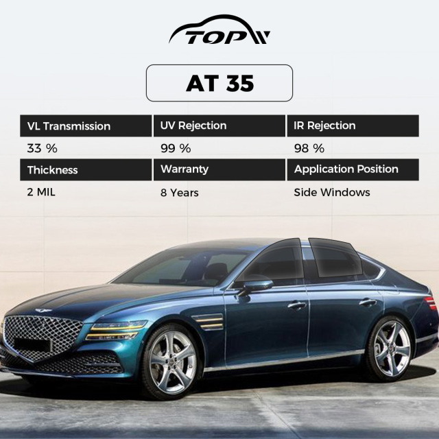 Серия высокопрозрачных термоклеящихся автомобильных пленок 5G