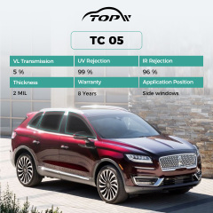 Наклейка на автомобильное стекло, нанокерамическая тонировочная пленка.