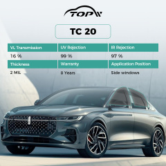 Наклейка на автомобильное стекло, нанокерамическая тонировочная пленка.