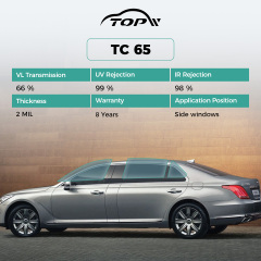 Наклейка на автомобильное стекло, нанокерамическая тонировочная пленка.