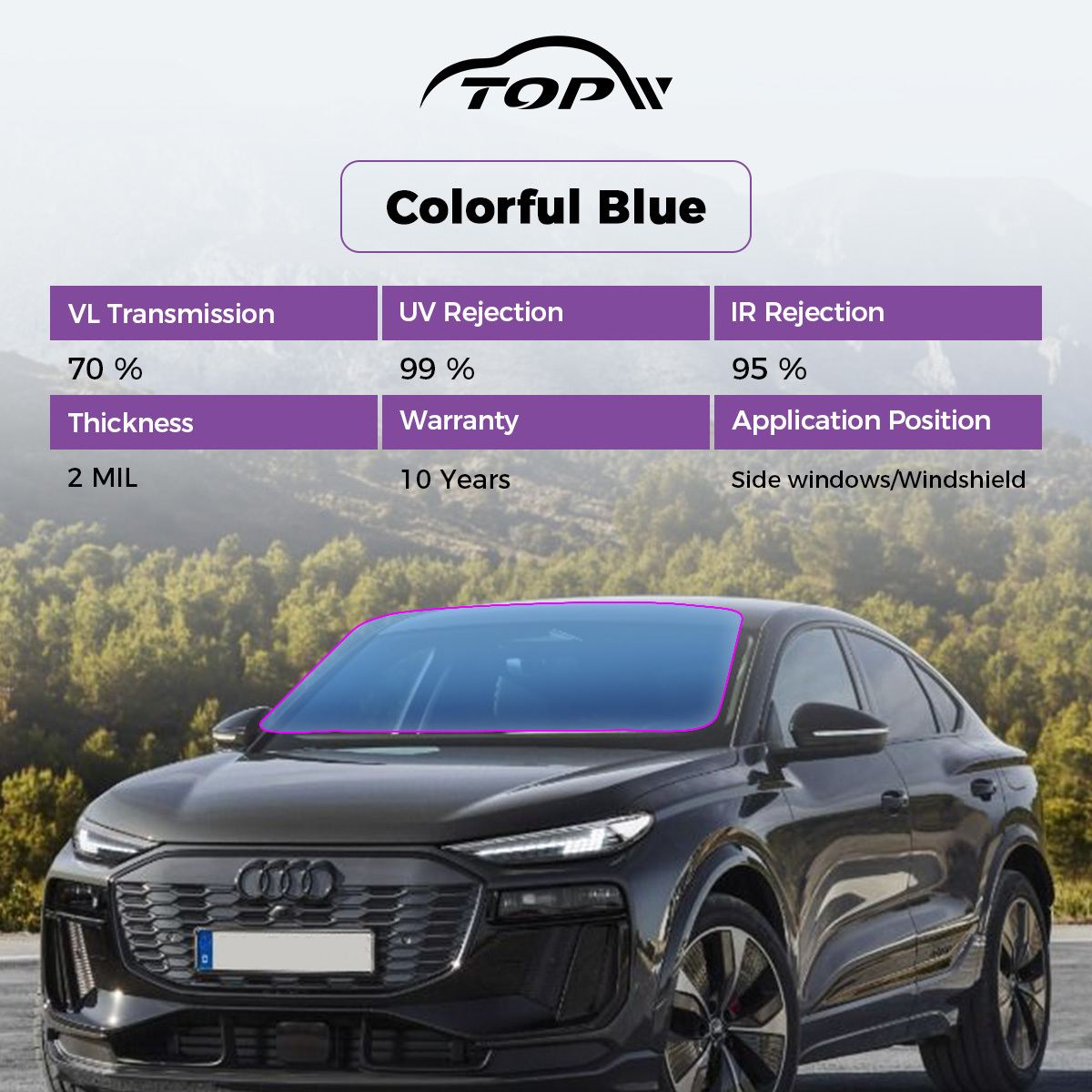TPU Color Changing PPF - Wholesale Custom Window Film