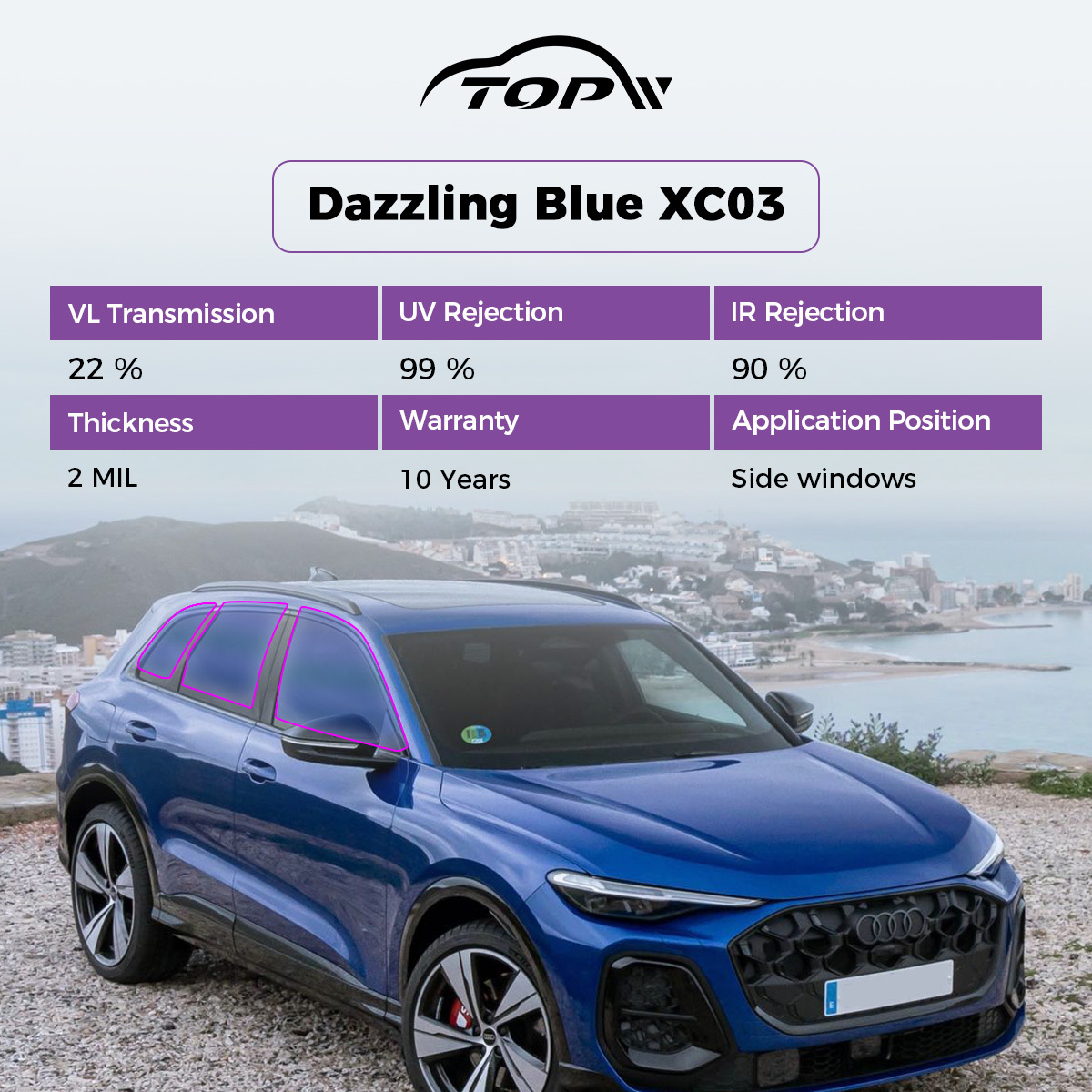 TPU Color Changing PPF - Wholesale Custom Window Film