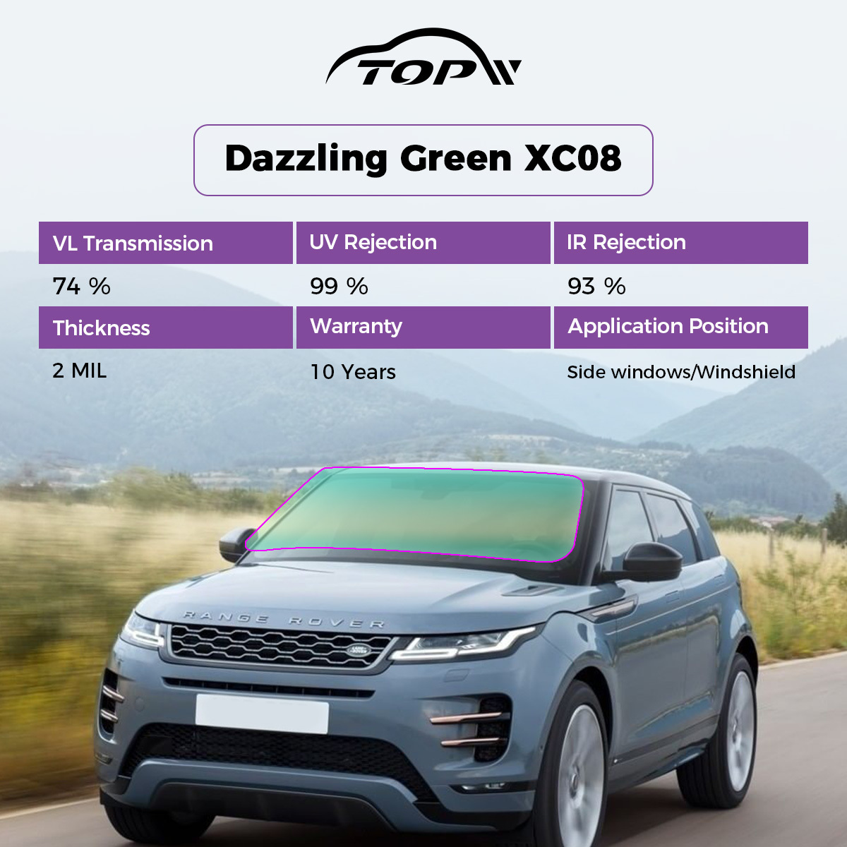 TPU Color Changing PPF - Wholesale Custom Window Film