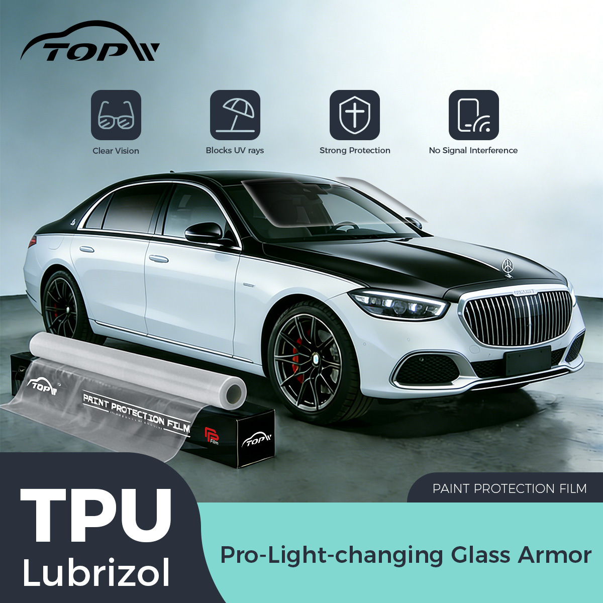6.5 mil TPU - Custom Windshield Protection Film