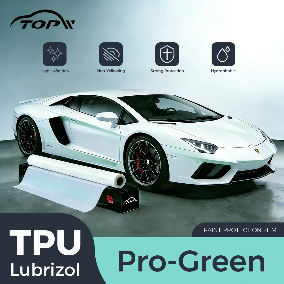TPU Photochromic Paint Protection Film roll detail