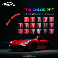 Пленка из ТПУ TopW Red Series, меняющая цвет.