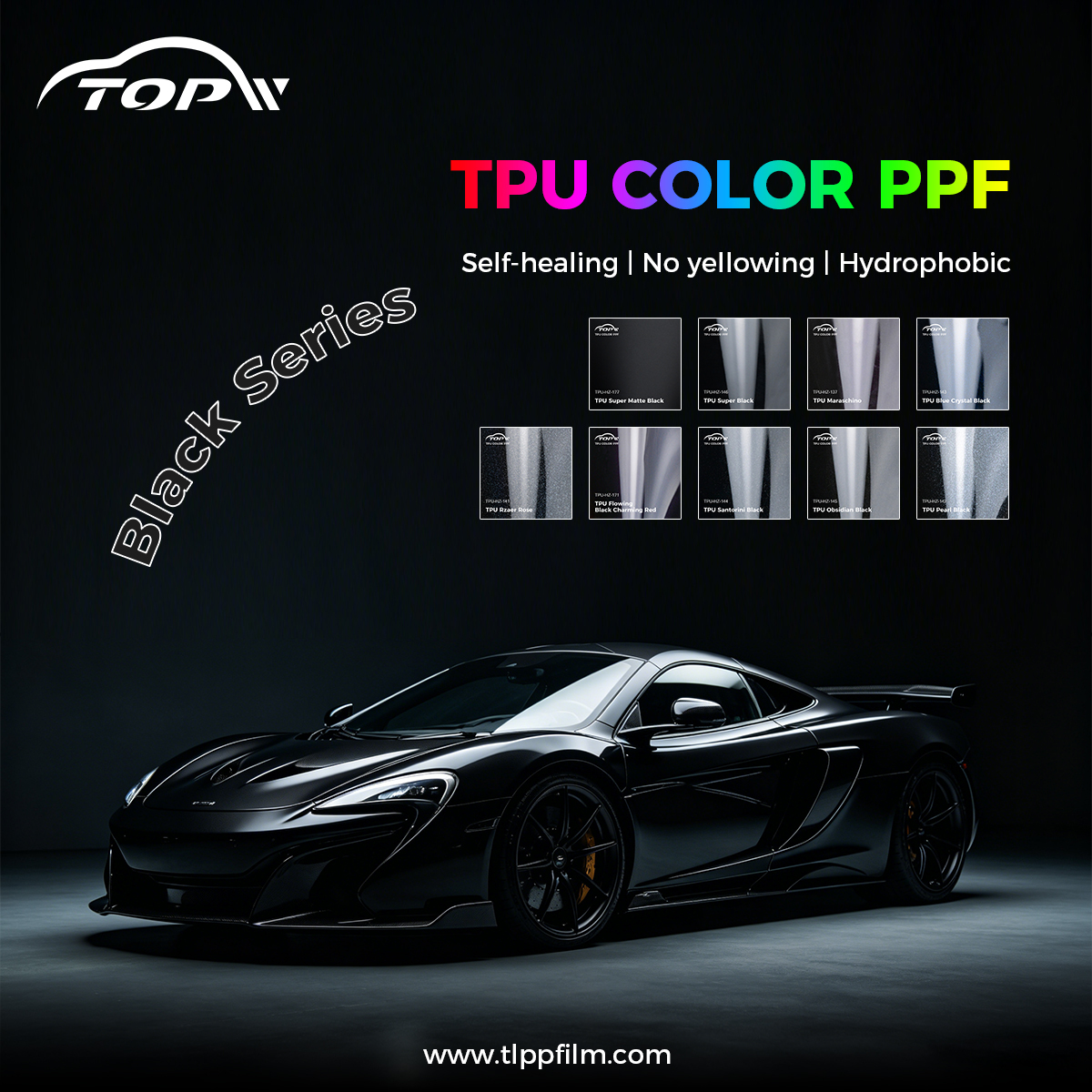 TopW Black Series TPU Color-Changing Film