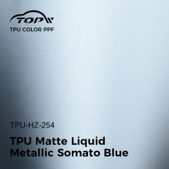 Матовый ТПУ, жидкий металлик, томатно-синий