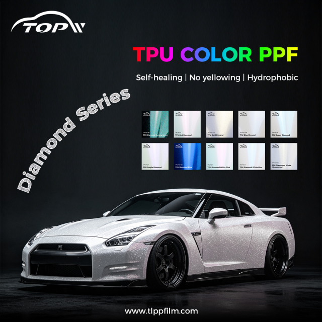 Пленка из ТПУ TopW Diamond Series, меняющая цвет.
