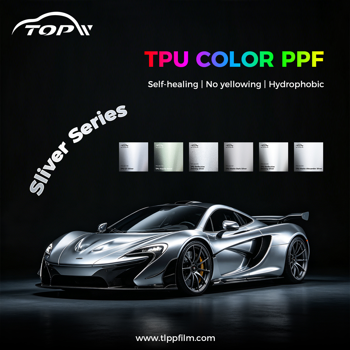 TopW Silver Series TPU Color-Changing Film