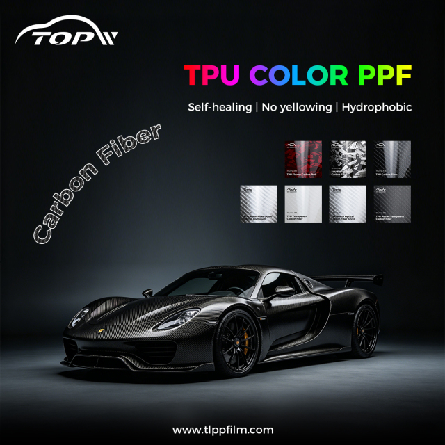 TopW Carbon Fiber Series TPU Color-Changing Film