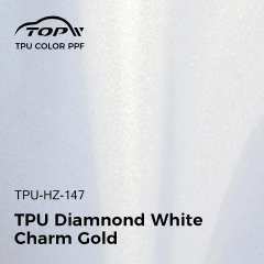 TPU Diamond White Charm Gold