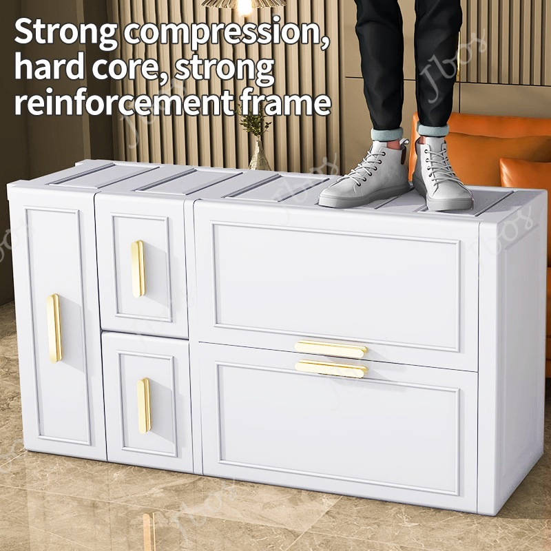 Jbos Wardrobe Cabinet for Clothes Storage Small Home Simple Modern Cabinet Storage Rental Room
