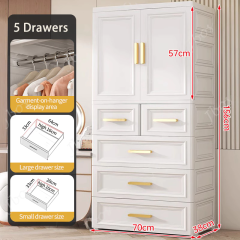 70cm-1Hanging+5Drawers