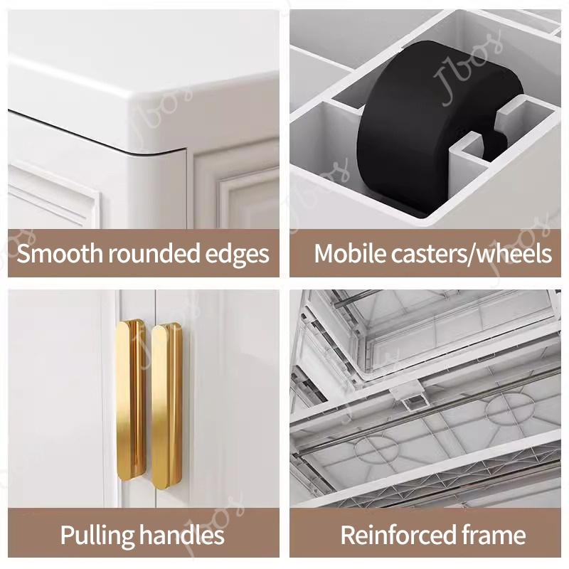 Jbos Wardrobe Cabinet for Clothes Storage Small Home Simple Modern Cabinet Storage Rental Room