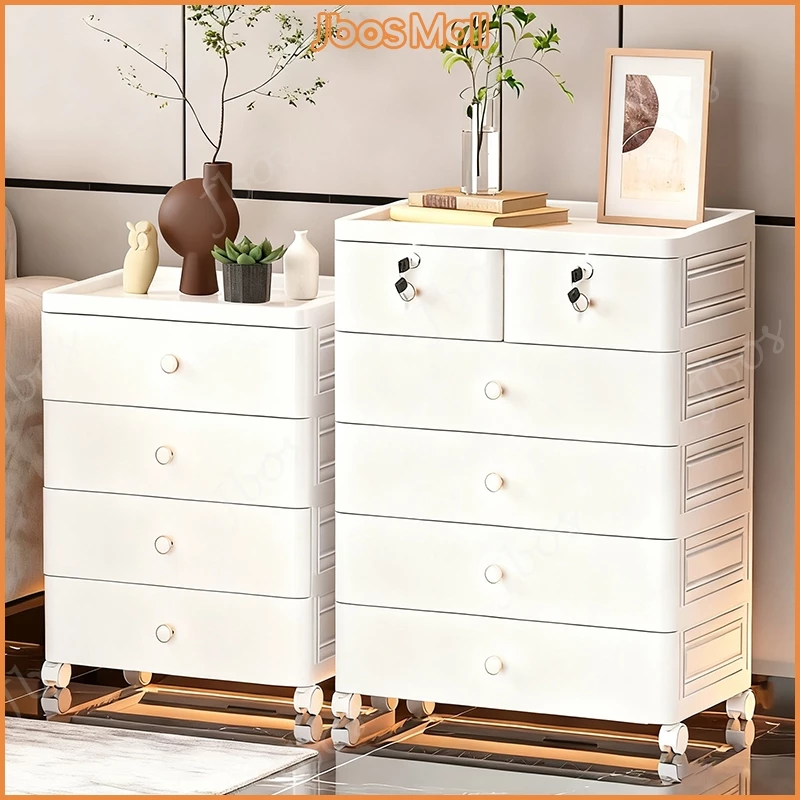 Jbos 50cm Drawer Cabinet Locker With Wheels Heavy Duty Plastic Corner Durabox Cabinet Organier