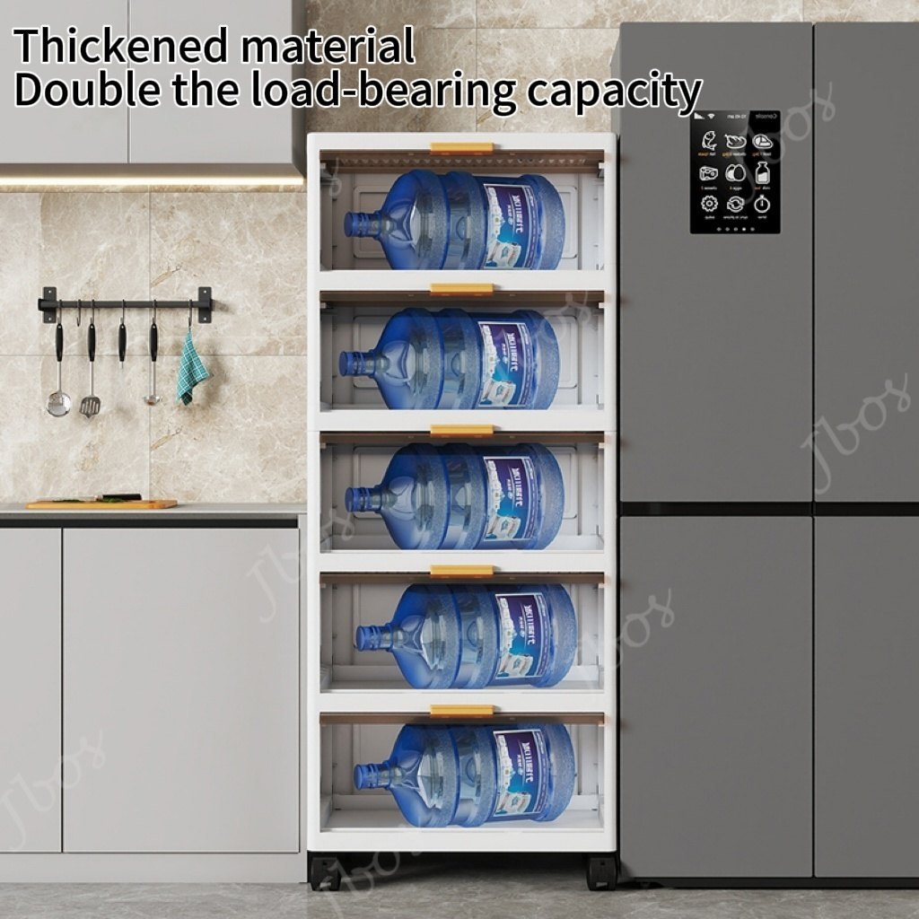 Jbos Durabox Cabinet Drawer Storage Cabinet Movable Organizer Kitchen Storage White Cabinet