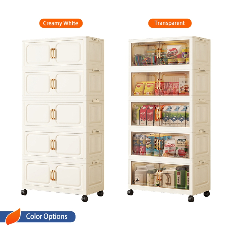 【Buy 1 Get 1 Free】Jbos 50-70cm Foldable Cabinet For Clothes Stable Storage Box With Universal Wheels