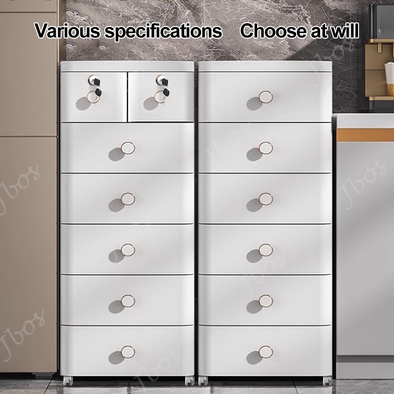 Jbos 50cm Drawer Cabinet Locker With Wheels Heavy Duty Plastic Corner Durabox Cabinet Organier